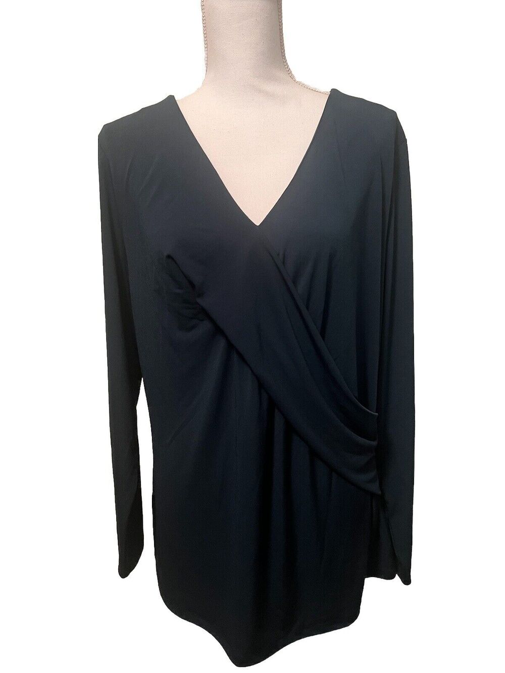 J Jason Wu Emerald Green Short Sleeve Blouse Shirt Sz XL